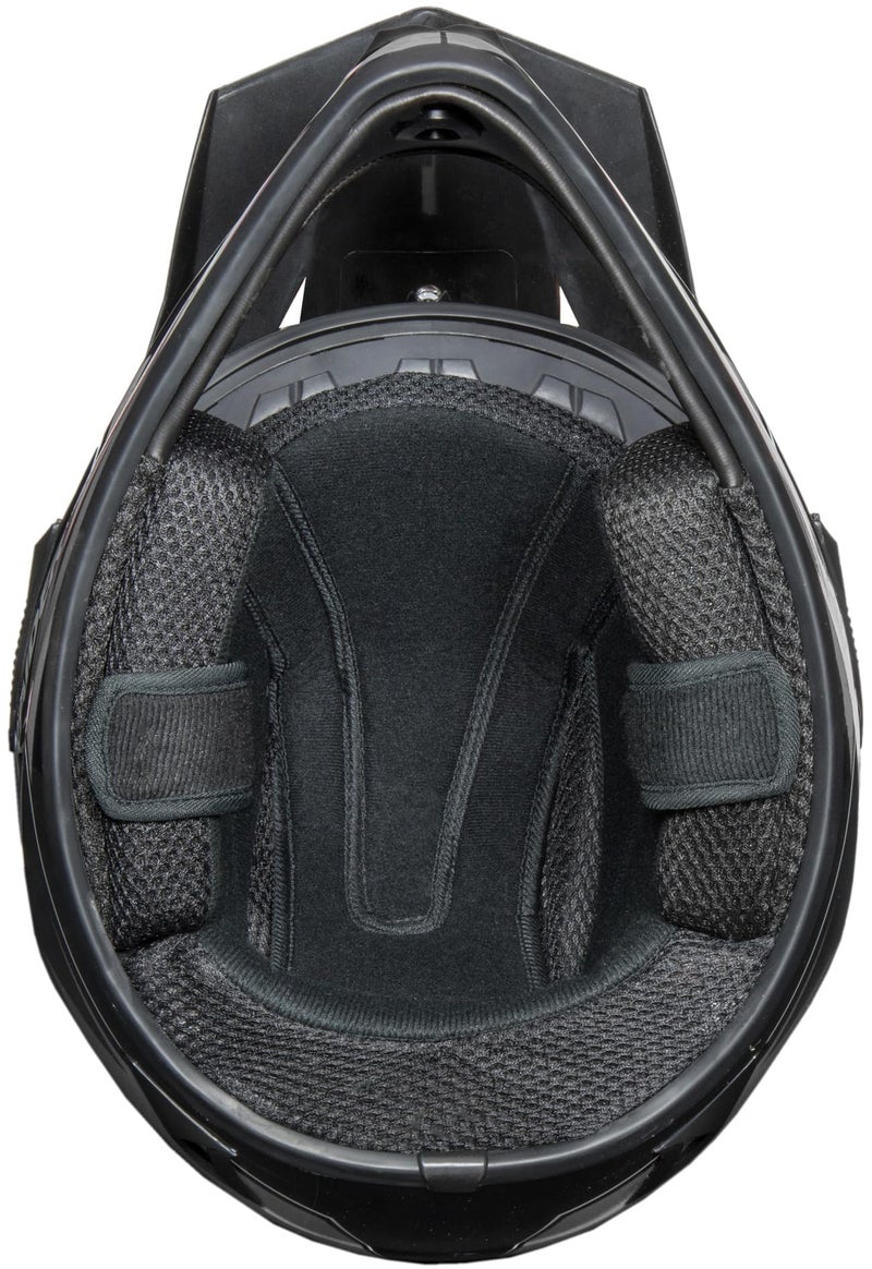 Raider خوذة رايدر 2121915 RX1 سوداء/فضية كبيرة للبالغين للطرق الوعرة - Image 5